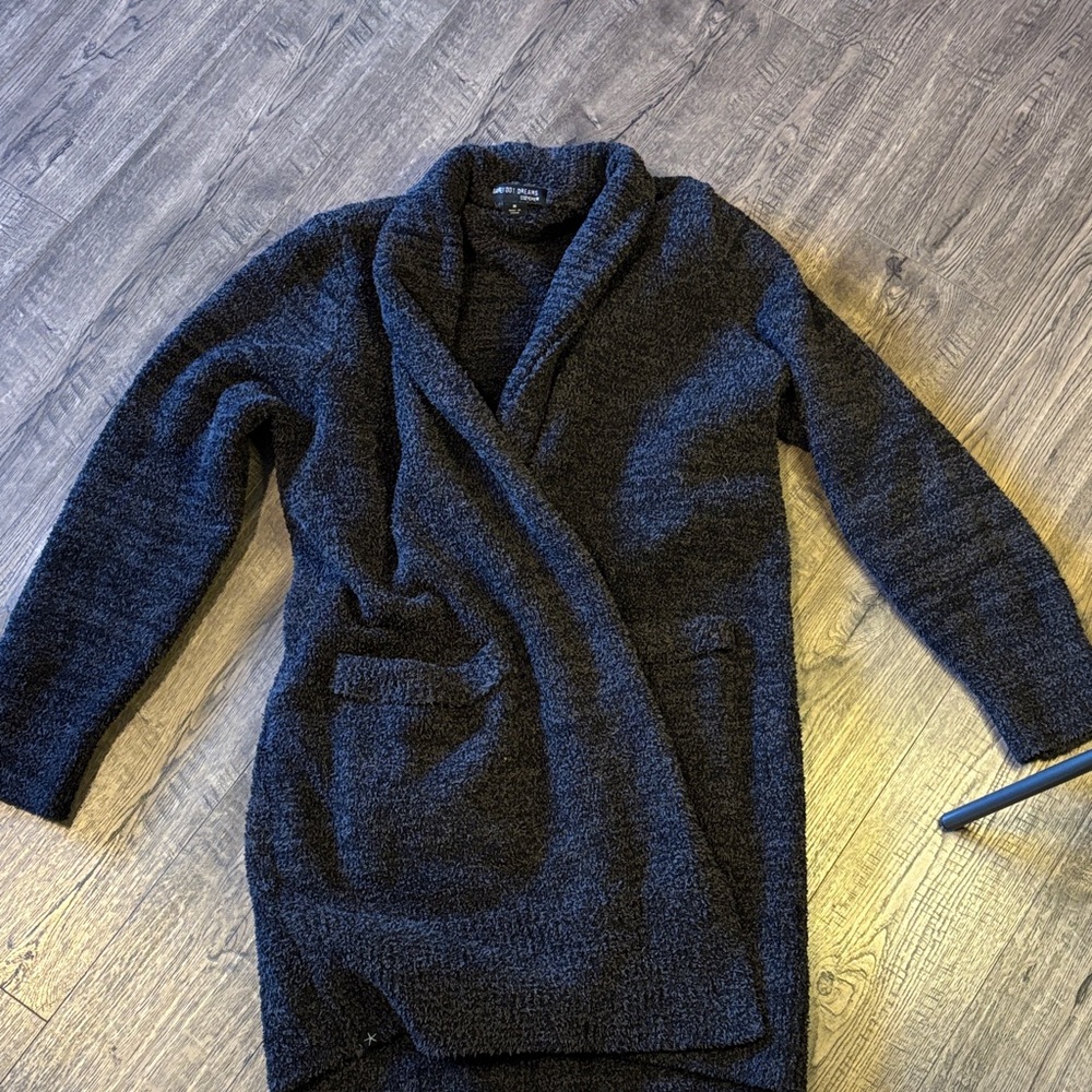 Barefoot Dreams CozyChic Black Cardigan